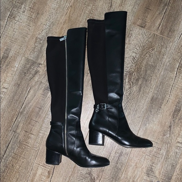 MICHAEL Michael Kors leather boots black - Picture 1 of 4